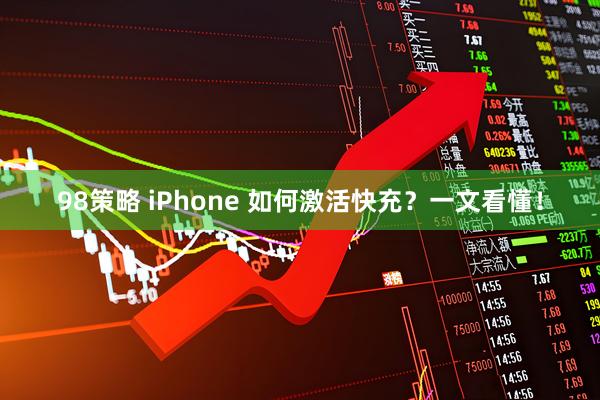 98策略 iPhone 如何激活快充？一文看懂！